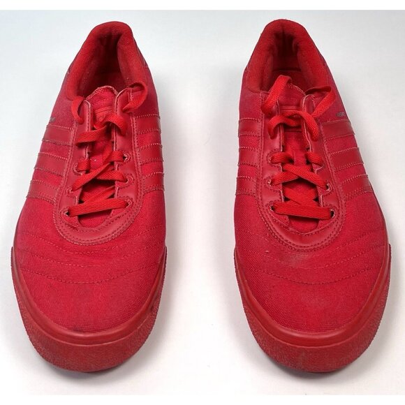 ADIDAS Mens US 13 Busenitz Red Canvas Athletic Skate SHOES Sneakers B42607 - Picture 3 of 7